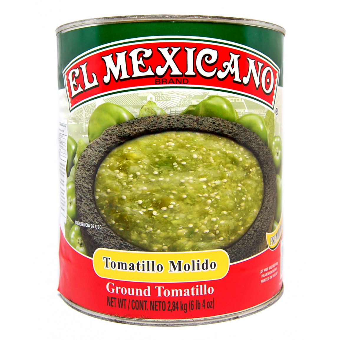 El Mexicano Tomatillo Crushed 6 x 2.84kg Case Buy now at Mexgrocer.co.uk